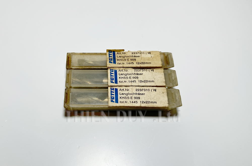 Dao phay ngón thép gió KHSS-E-909-12x22 - FETTE