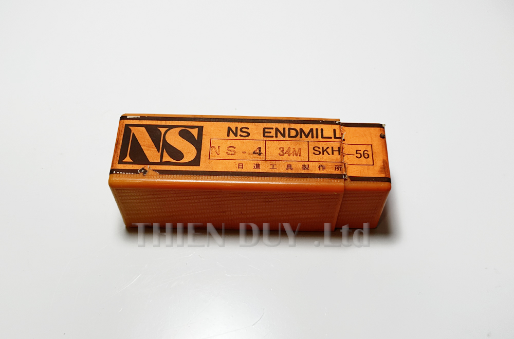 Dao phay ngón thép gió NS-4 34M-SKH56 - NS-TOOLS - D34