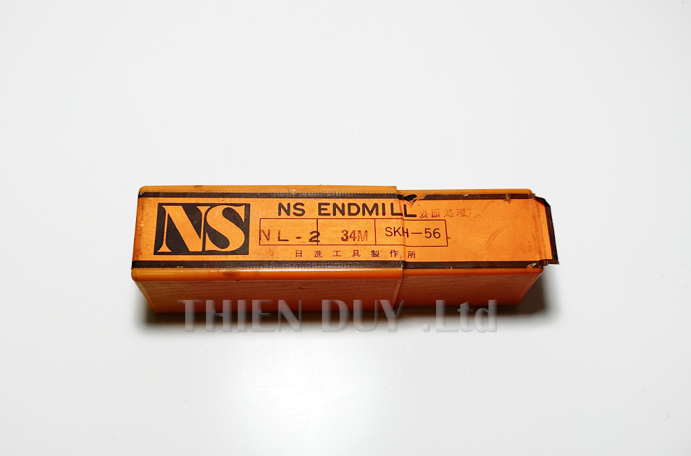 Dao phay ngón thép gió NL-2 34M-SKH56 - NS-TOOLS - D34