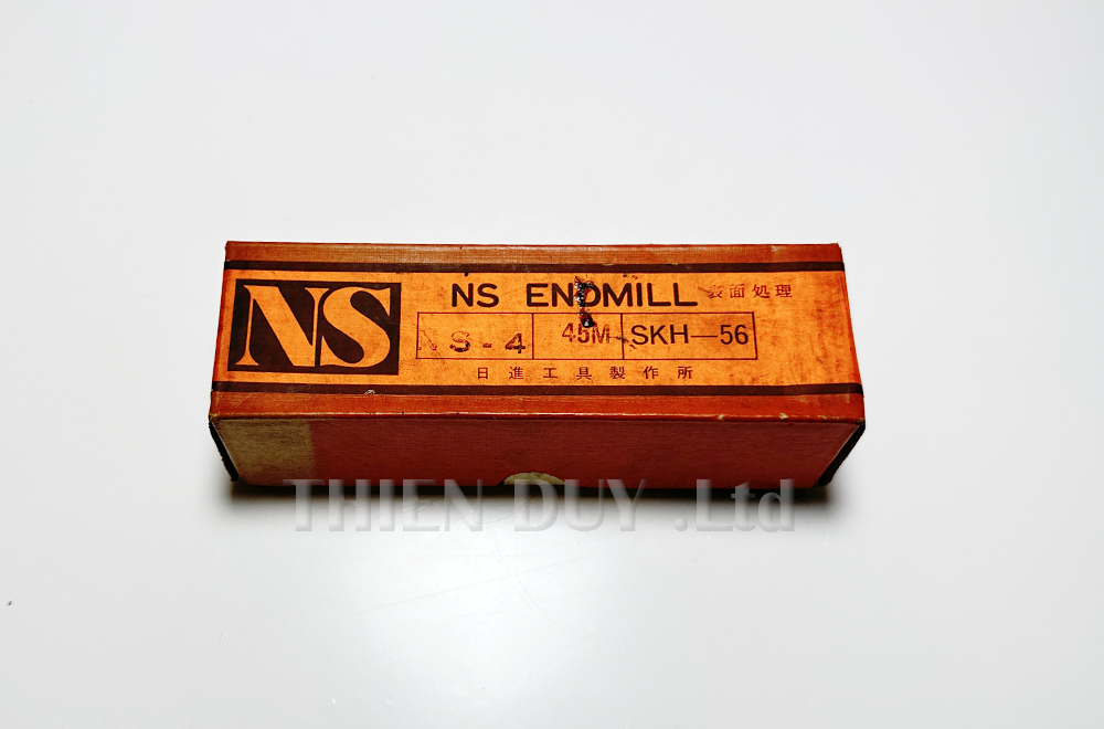 Dao phay ngón thép gió NS-4 45M-SKH56 - NS-TOOLS -D45
