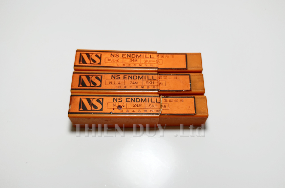 Dao phay ngón thép gió NS-4 24M-SKH57 - NS-TOOLS - D24